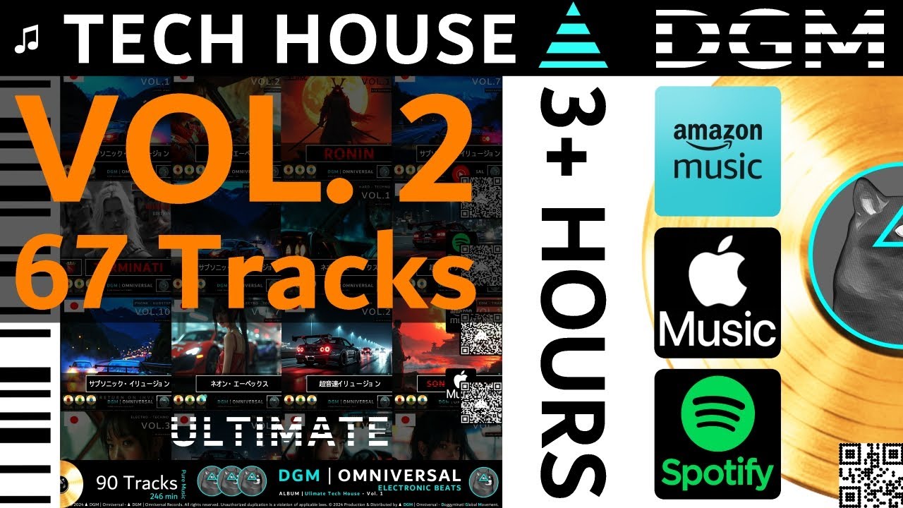 Ultimate: Tech House | Best of Electronic Underground Music | Vol. 2 | 3+ Hours | ▲ DGM | 2024