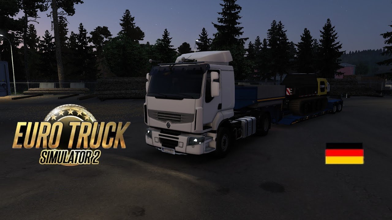Euro Truck Simulator 2 #10 transporter Nośnik gąsienicowy