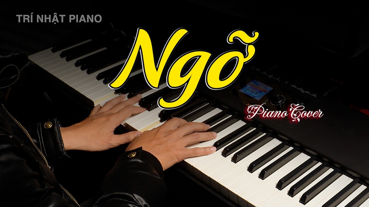 Ngỡ Piano Cover | Trí Nhật Piano Cover x Synthesia