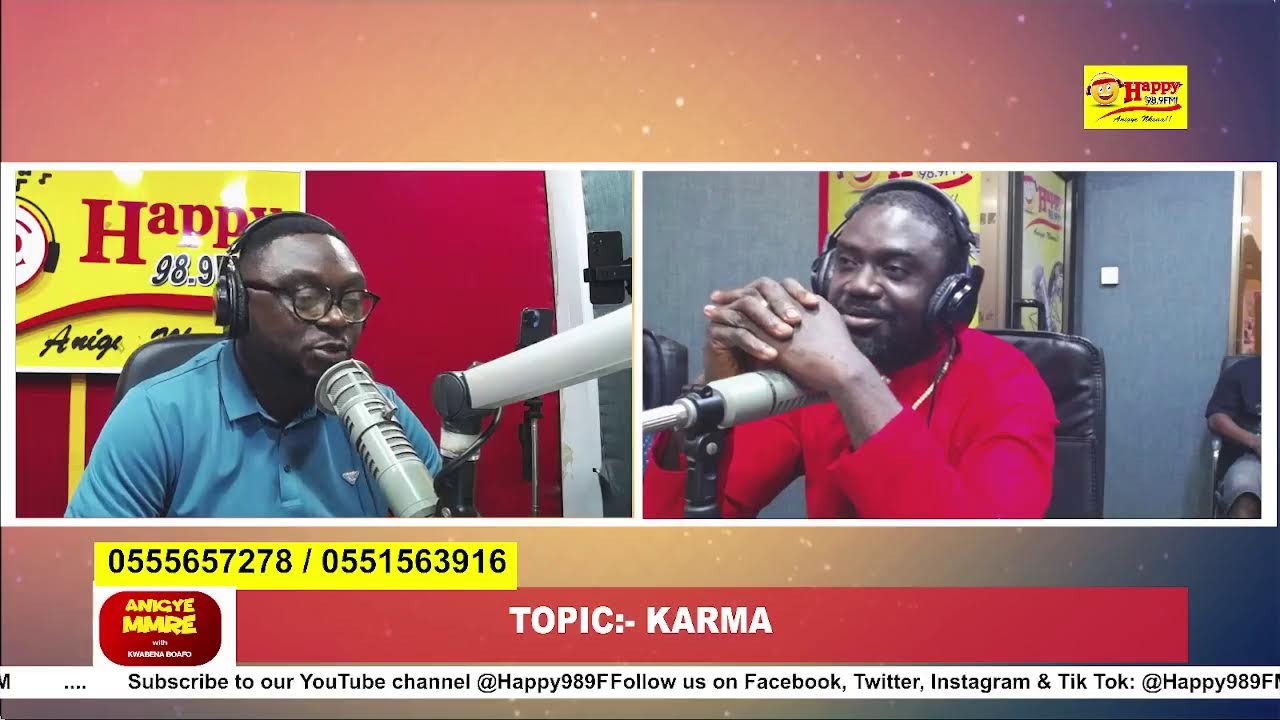 LIVE: Anigye Mmre with Kwabena Boafo 30/01/2026 #anigyemmre Topic:- KARMA.
