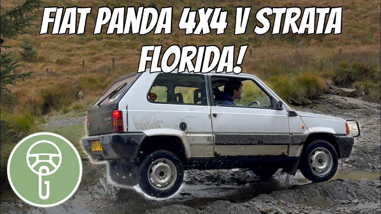 Внедорожники Fiat Panda покоряют самые сложные зеленые полосы Уэльса!