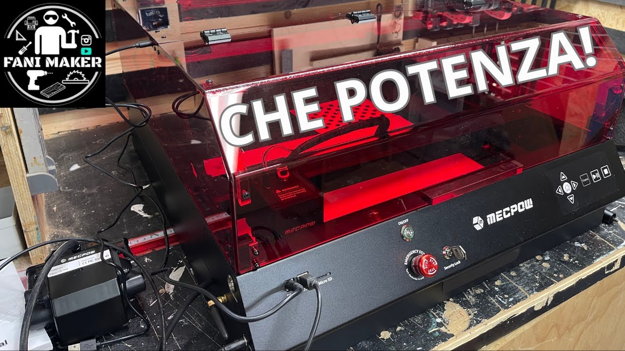 il mio primo laser a 22W! Mecpow X4 PRO