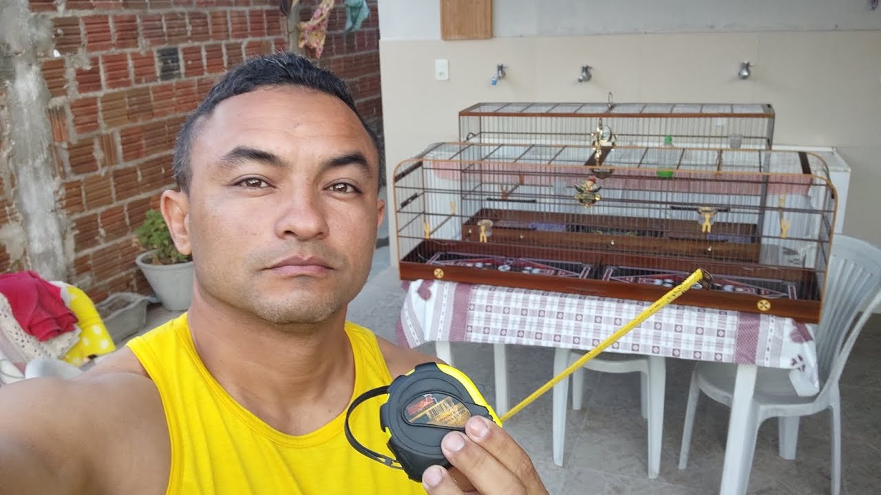Medidas e Dimensões das Nossas Gaiolas VOADORES de Moradia dos Nossos Passarinhos 🙏😎🦅⚔️🔥