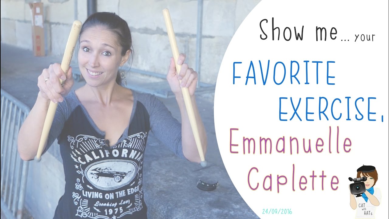 Stick control anywhere with Emmanuelle Caplette