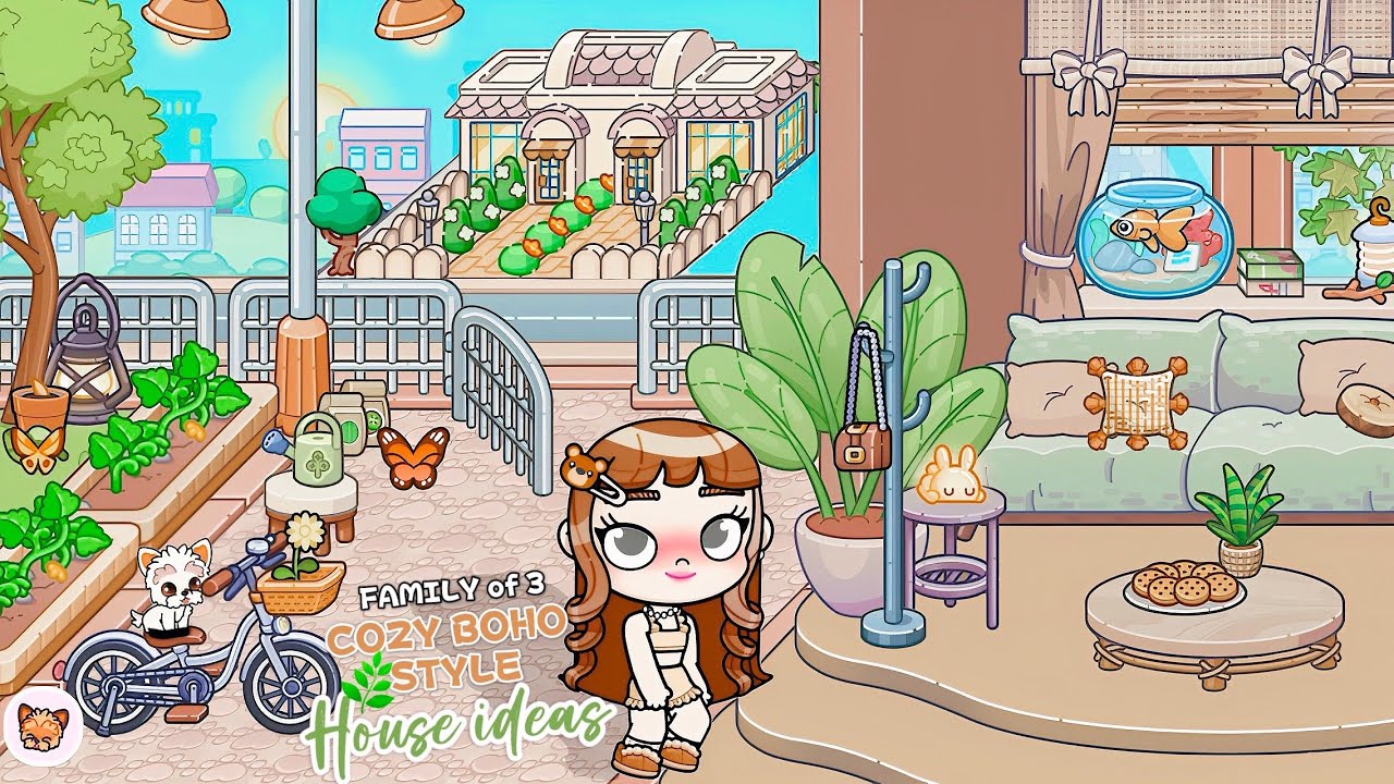 УЮТНЫЙ дизайн дома в стиле бохо-шик! 🌿 Полный обзор и идеи декора | Avatar World CITY MAKER |Идея...