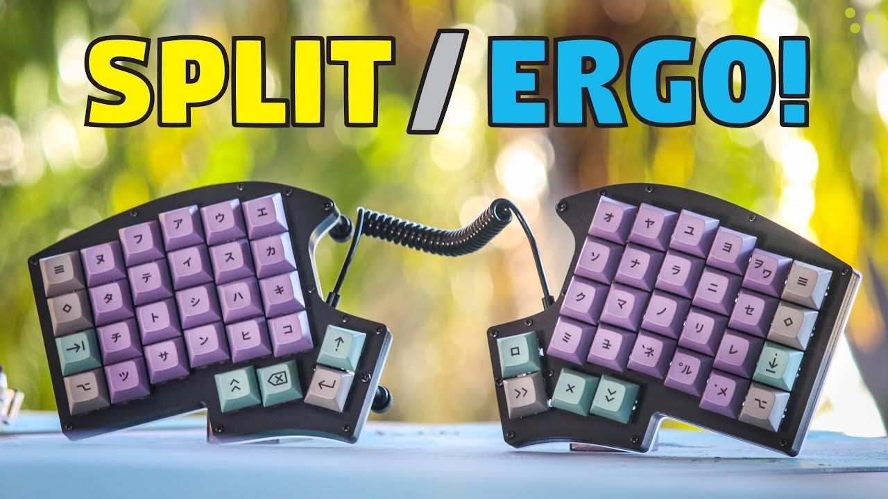 Эргономичная механическая клавиатура Iris Split