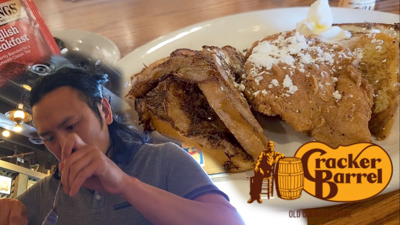 Breakfast..... at Cracker Barrel. It's Sunday. This place looks slow!