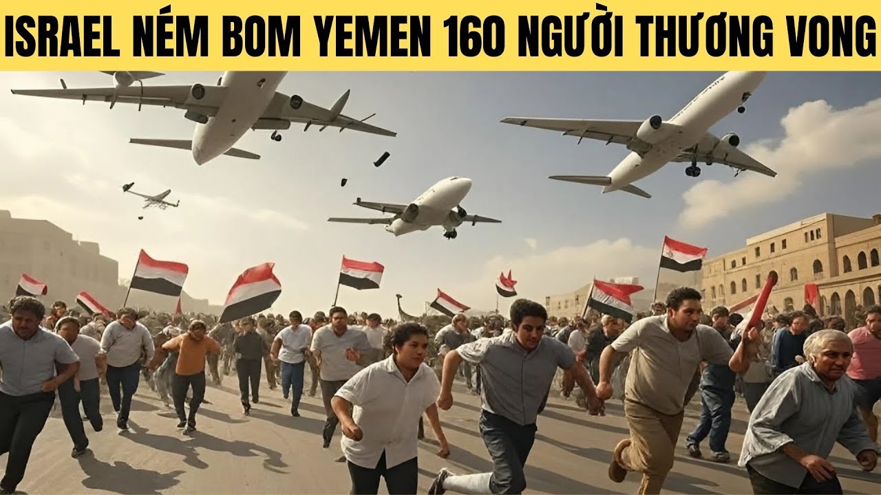 Cơn mưa bom Israel ở Yemen khiến 160 người thương vong b&agrave;i học cho Việt Nam !