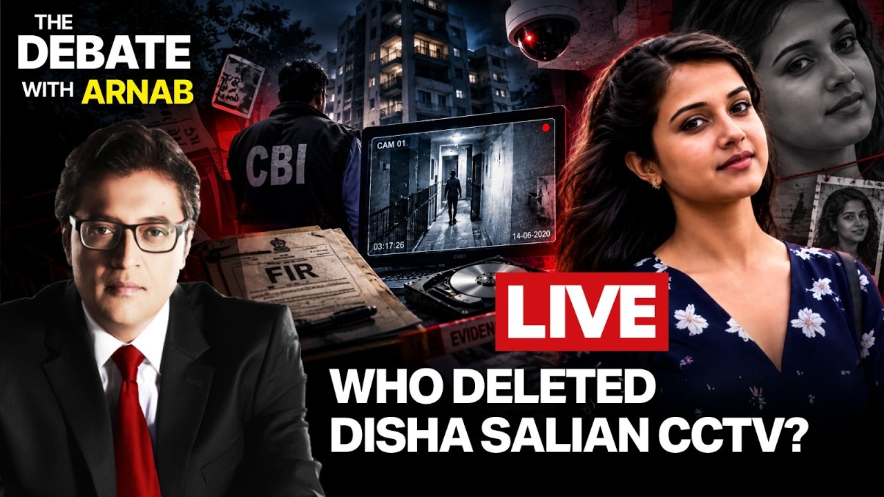 Debate With Arnab LIVE: Who Deleted Disha Salian CCTV? Sensational Disclosure In Case