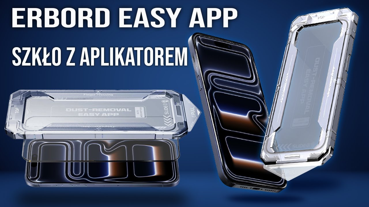 Najlepsze szkło hartowane do iPhone 17 Pro i Pro Max? |Erbord Easy App|