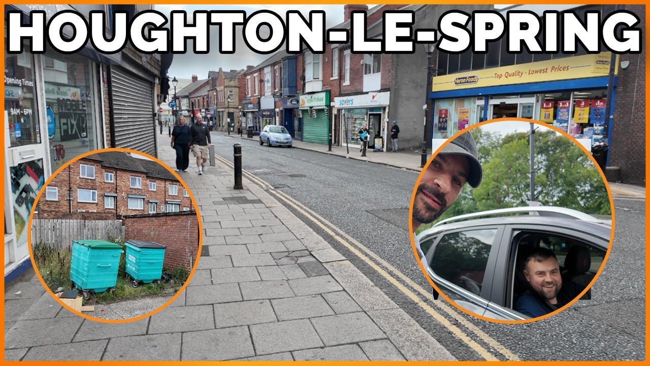 HOUGHTON-LE-SPRING (SUNDERLAND) The 3rd roughest small town in the region. wow.
