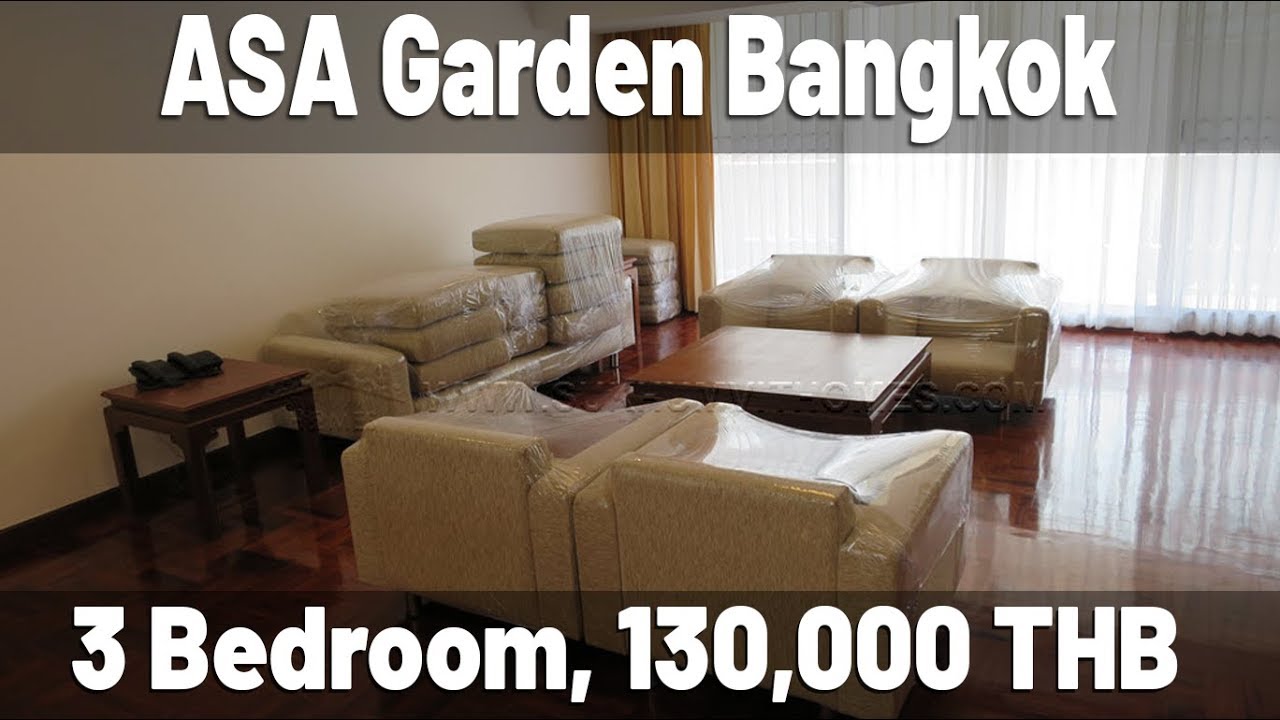 ASA Garden Sukhumvit 24 3 bedroom condo 300 sqm 130,000 THB