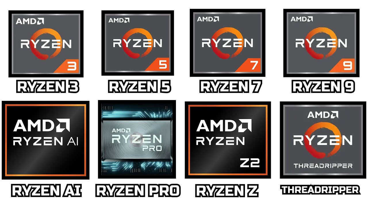 ВСЕ процессоры AMD RYZEN: объясняю за 5 минут