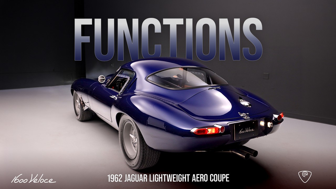 Jaguar E-Type Lightweight Low-Drag Coupe Re-Creation | Functions
