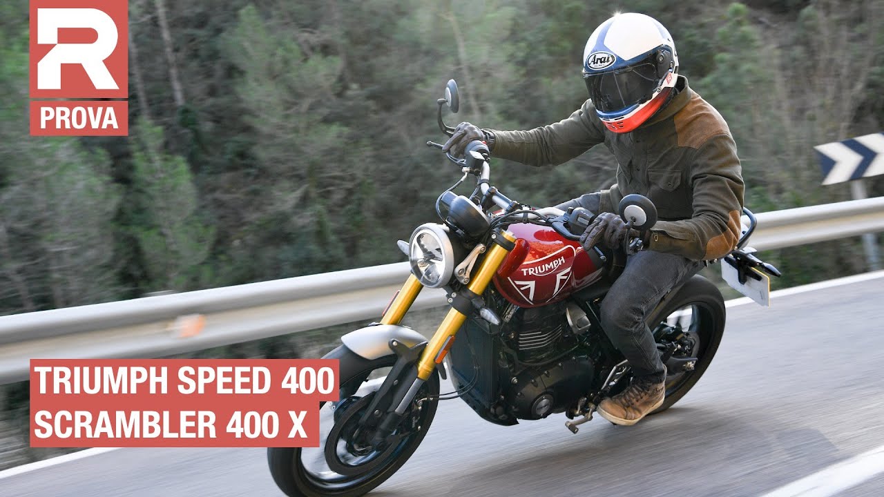 Triumph Speed 400 2024 e Triumph Scrambler 400 X 2024 la prova delle moto classiche per patente A2