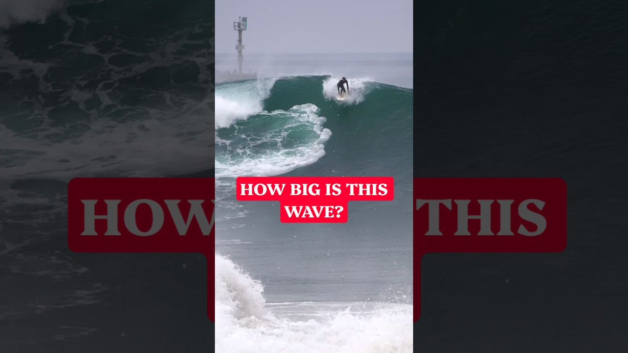 Giant Beast of a Wave taken #newport beach