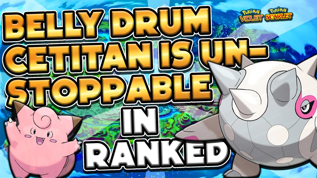 BELLY DRUM CETITAN Is Unstoppable In Ranked! - Pokémon Scarlet & Violet Ranked Double Battles