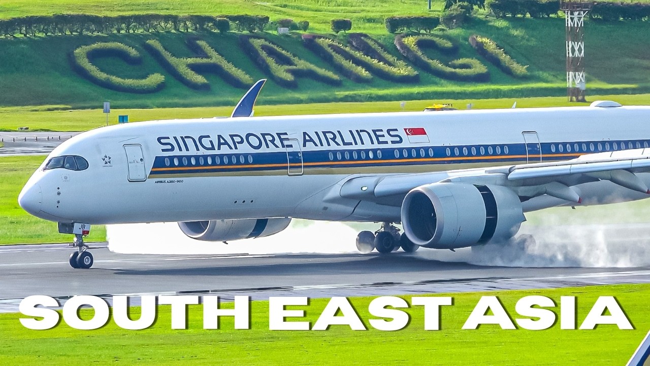 🌏✈️ 3 HOURS NON-STOP! The Ultimate 2025 Southeast Asia Plane Spotting Experience