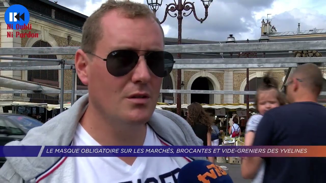 Jean-Jacques Brot a rendu obligatoire le port du masque dans les march&eacute;s, brocantes et vide-greniers