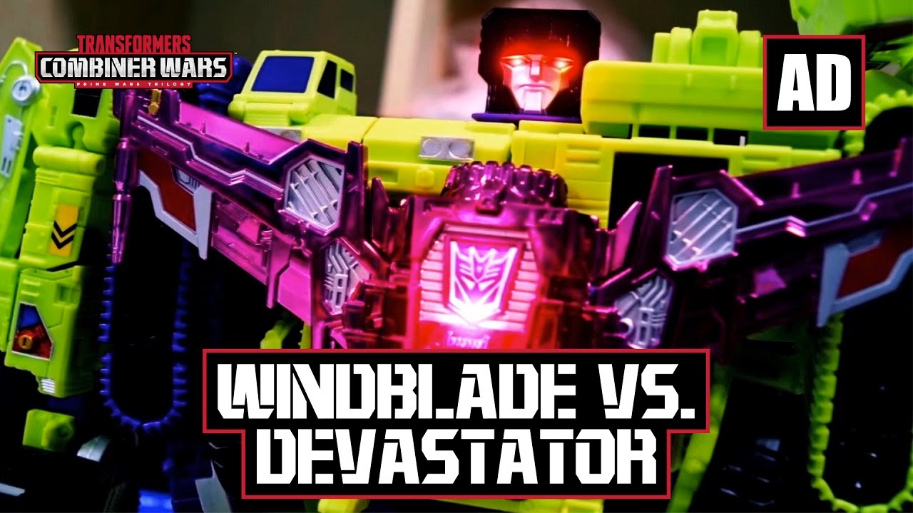 Ad: Combiner Wars in stop motion – Windblade vs. Devastator