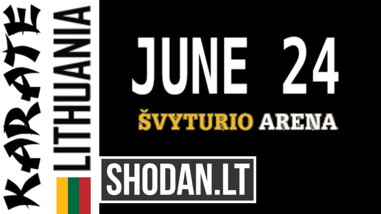 Shodan.lt: VILTIES KOVA 2018  Lithuanian Karate Kyokushin Baltic Cup Klaipeda Promo HD