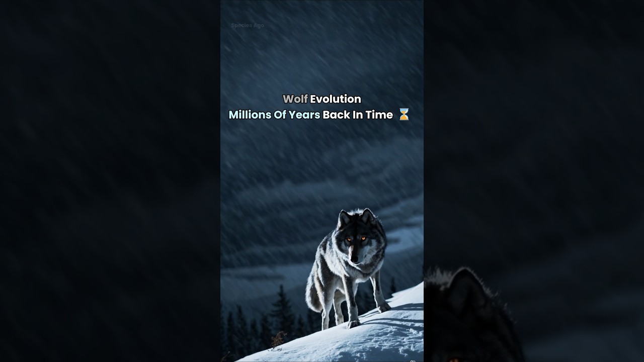 🐺 The Evolution of Wolves: 50 Million Years in 45 Seconds