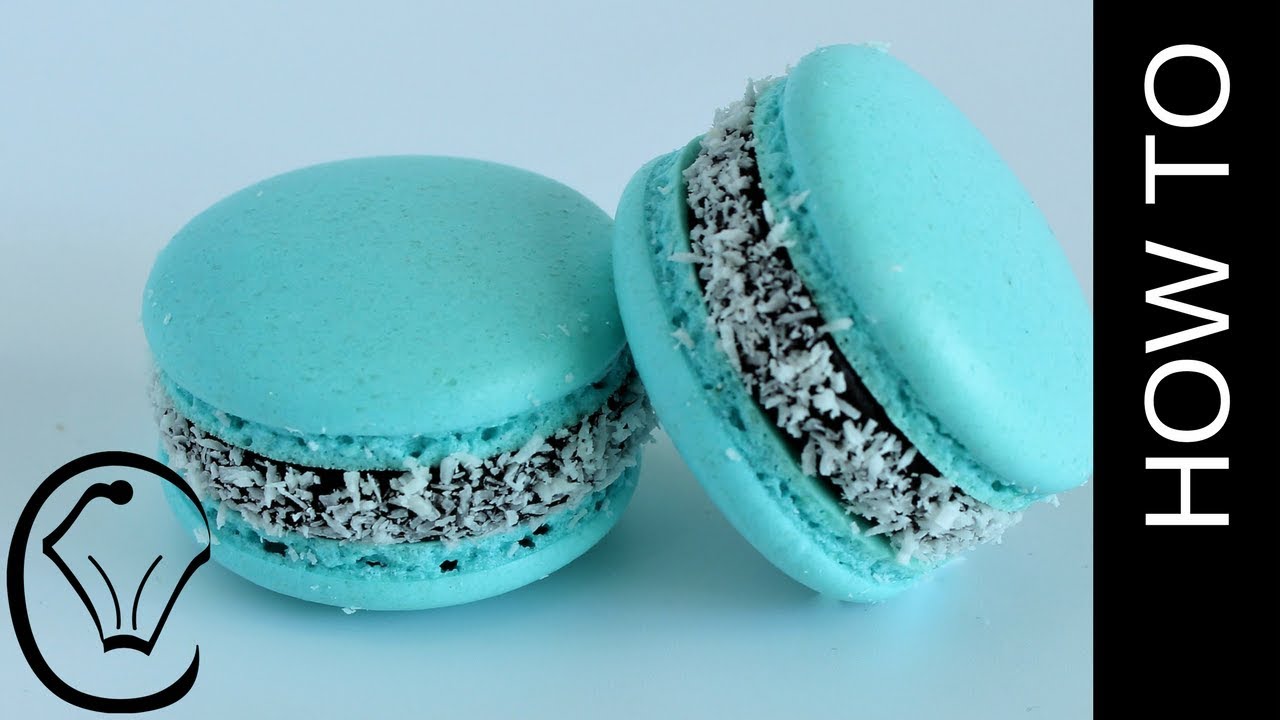 NO Resting - Bounty French Macarons with Chocolate and Coconut