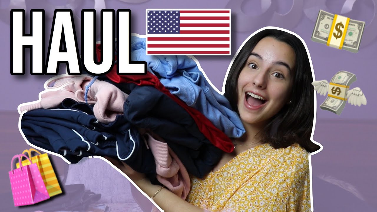 🇺🇸 HAUL de ESTADOS UNIDOS 🛍 | Estudiante de Intercambio