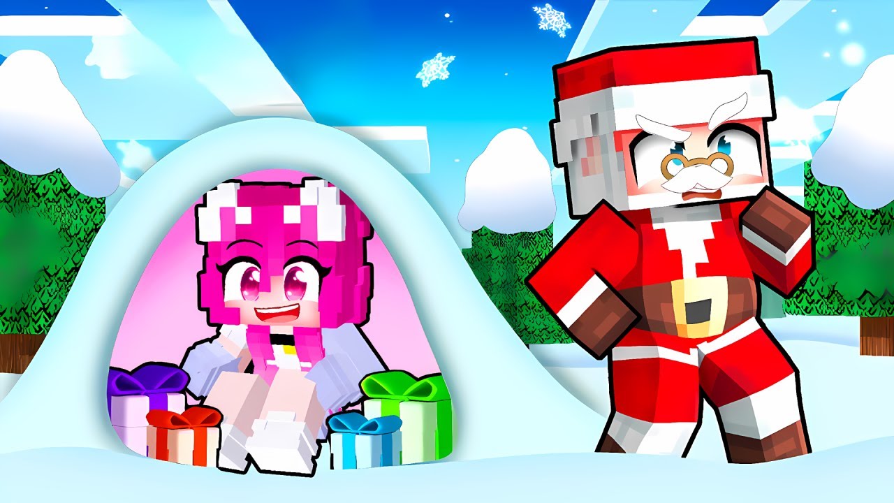 Ma *ASCUND* de MOS CRACIUN in Minecraft!