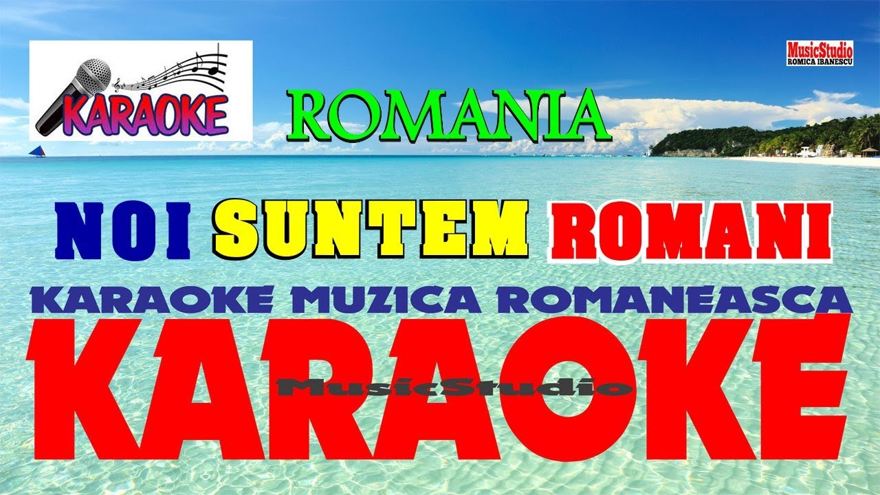 NOI SÂNTEM ROMÂNI - Versuri - Negativ - Karaoke (COVER) - Nicolae Furdui Iancu