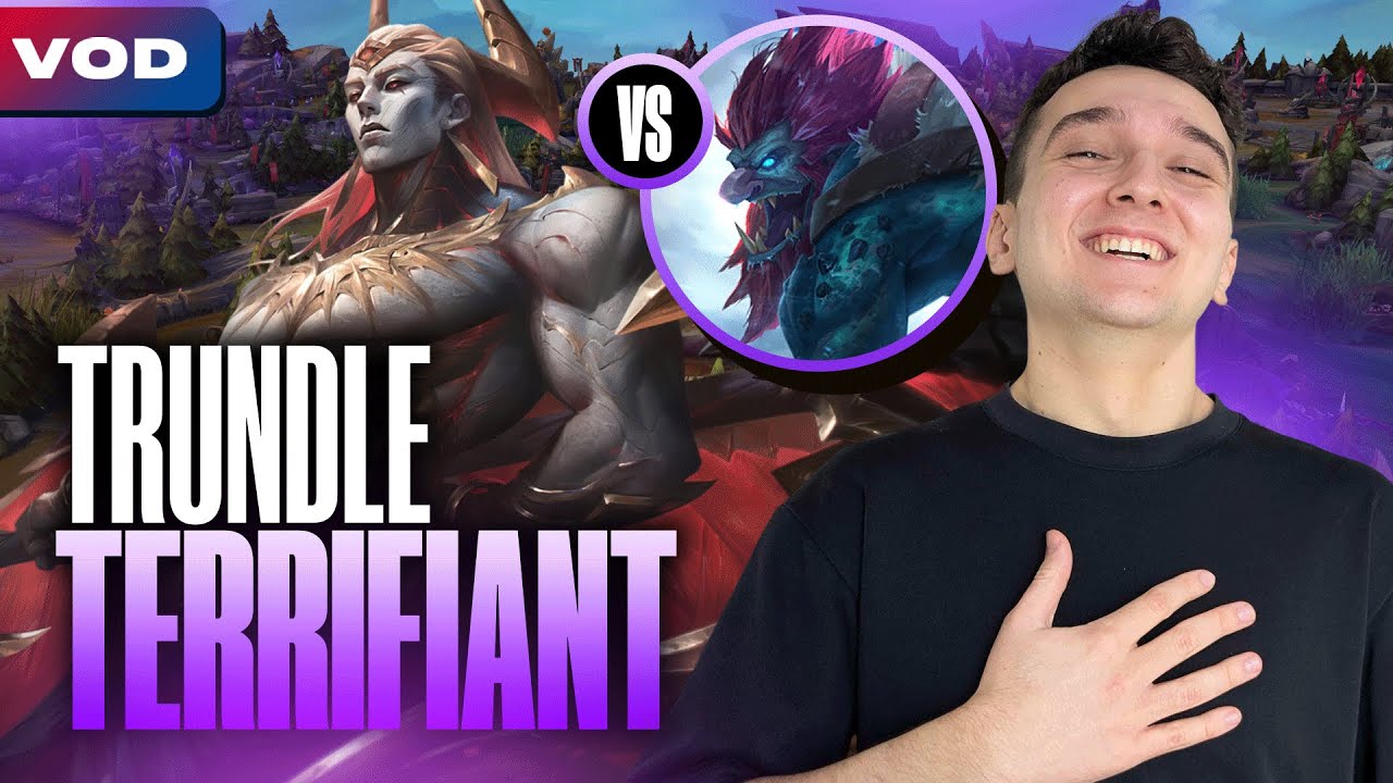 JE TOMBE CONTRE UN TRUNDLE TRES DANGEREUX - Zaahen vs Trundle - SoloQ Patch 26.1