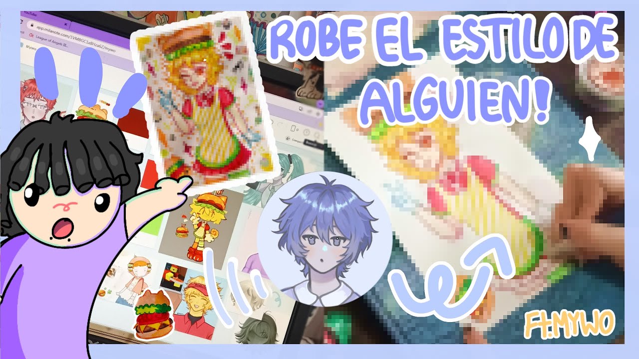 ME COPIE el ESTILO de OTRO ARTISTA! ❗ • Dynamite✨🩵 @Mywo_r 