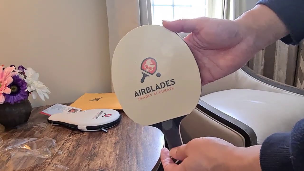 Airblade: Open box review and test playing by Ping-pong brothers