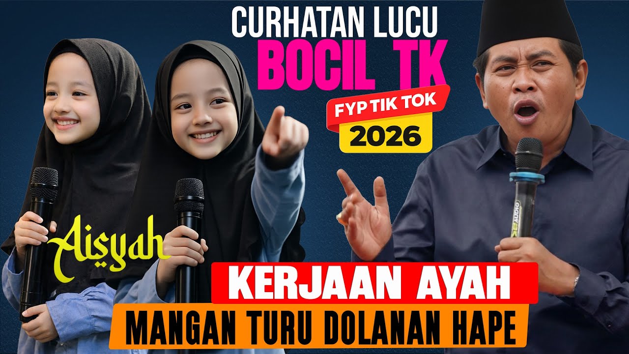 BOCIL TK LUCU PHOL ,CURHAT KEABAH ANZA TENTANG KERJAAN AYAHNYA