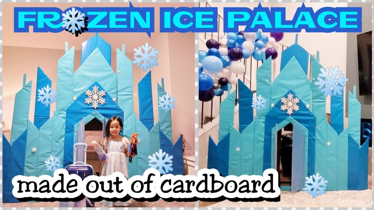 I MADE MY DAUGHTER A FROZEN ICE PALACE | DIY FROZEN ICE PALACE PLAYHOUSE | Racz Kelly
