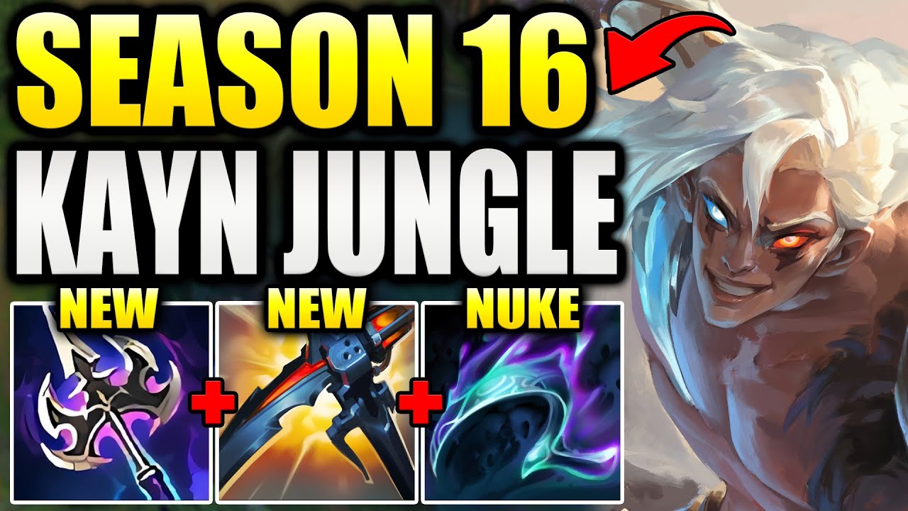 HOW TO PLAY KAYN JUNGLE IN SEASON 16! (BOTH FORMS)
