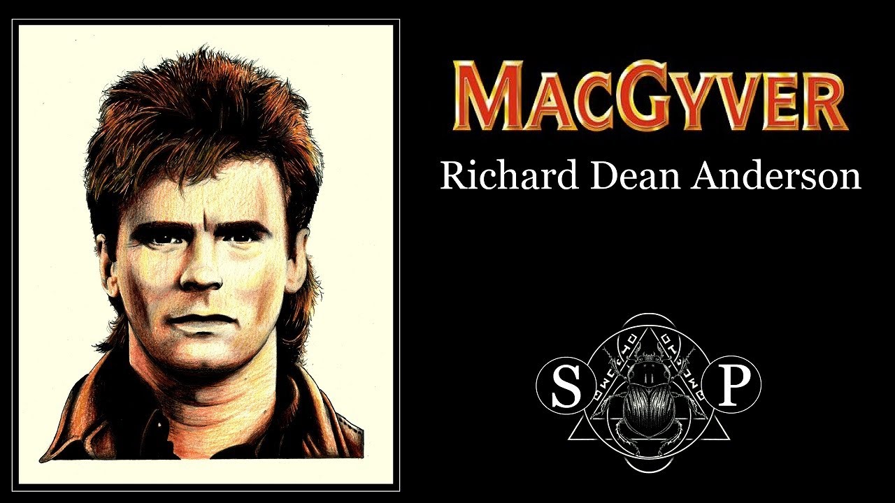 Richard Dean Anderson - MacGyver - Portrét krok za krokem
