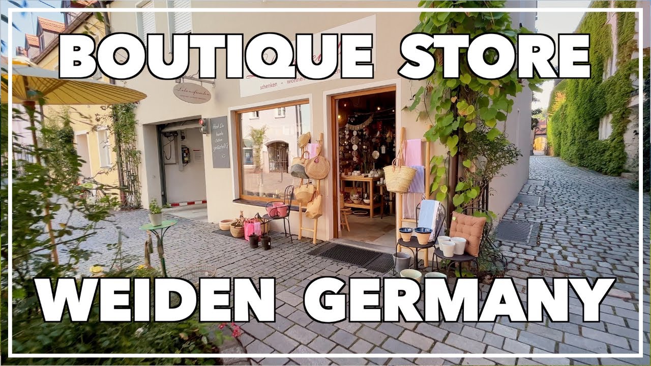 What are shops like in Weiden Germany? A look into 