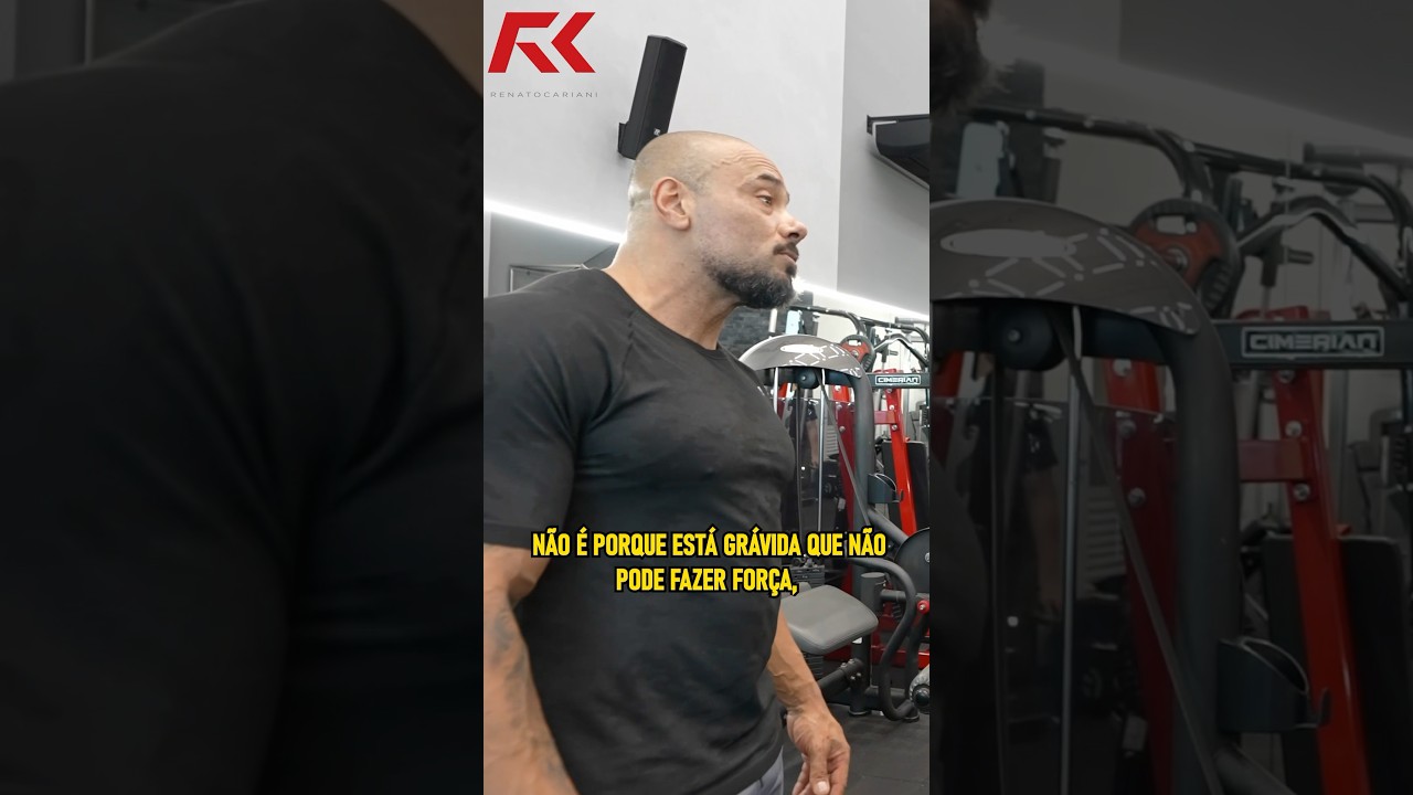 MULHERES GR&Aacute;VIDAS PODEM TREINAR? #juliobalestrin #maumauzk #gravidez #treino #academia #for&ccedil;a