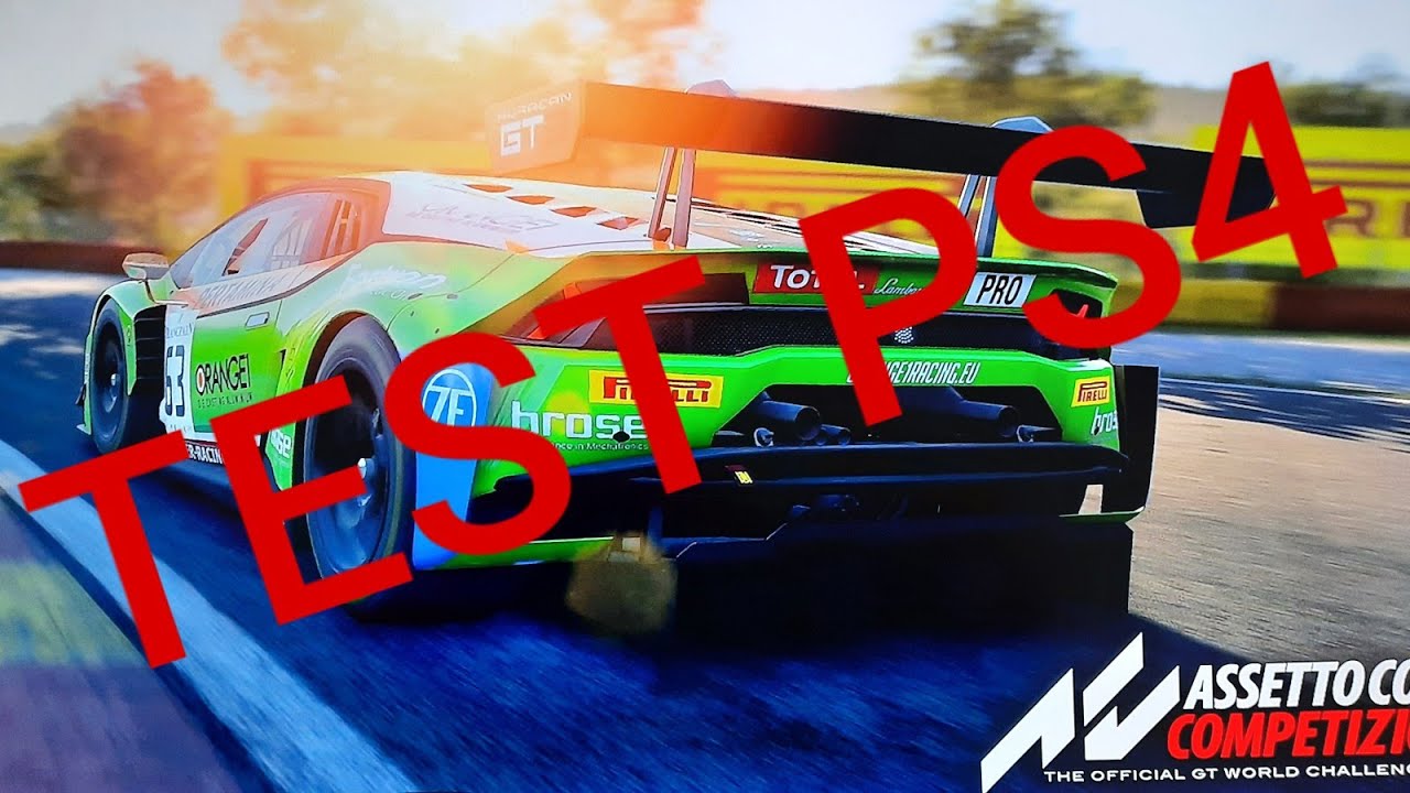 Assetto Corsa Competizione PS4 test