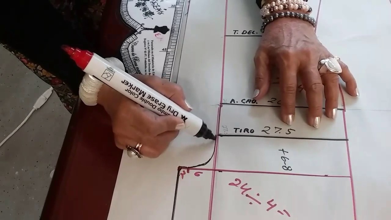 Pantalón palazzo enterizo. Lección #47 (Explicación de la pinza en el peto del pantalón vaquero).