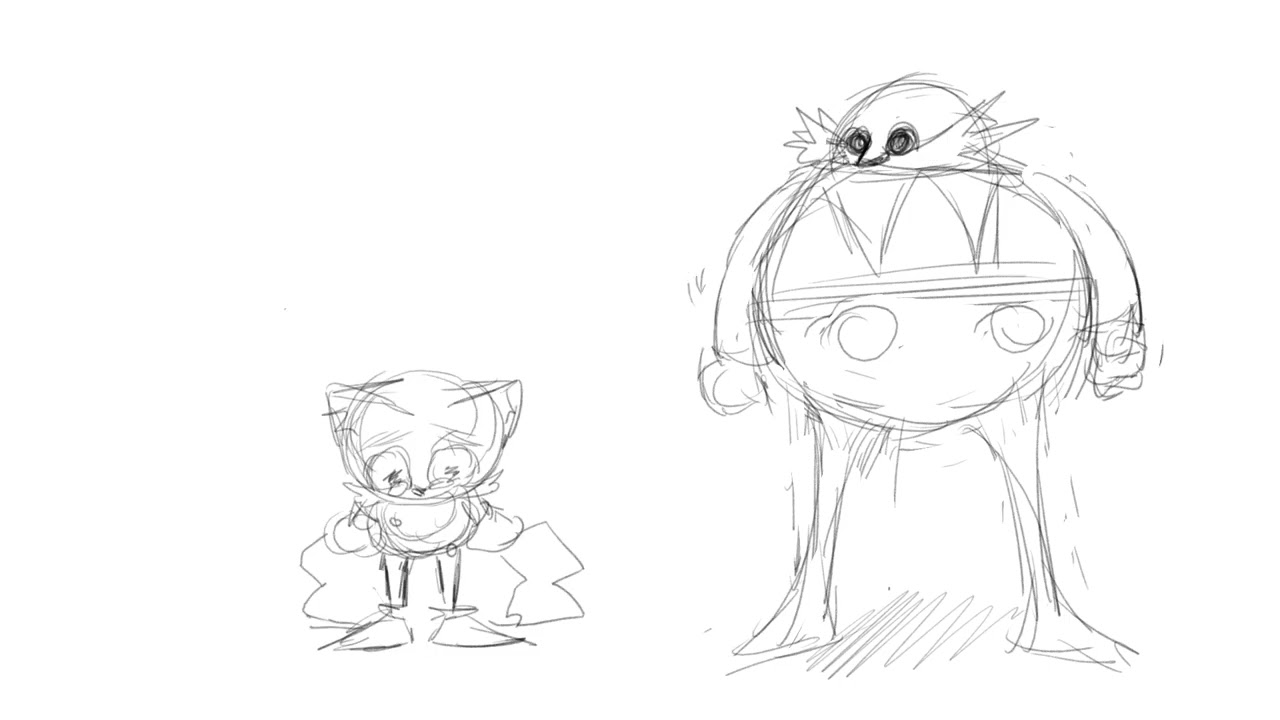 Eggman  and Tails Duo win animation sketch - Outcome Memories