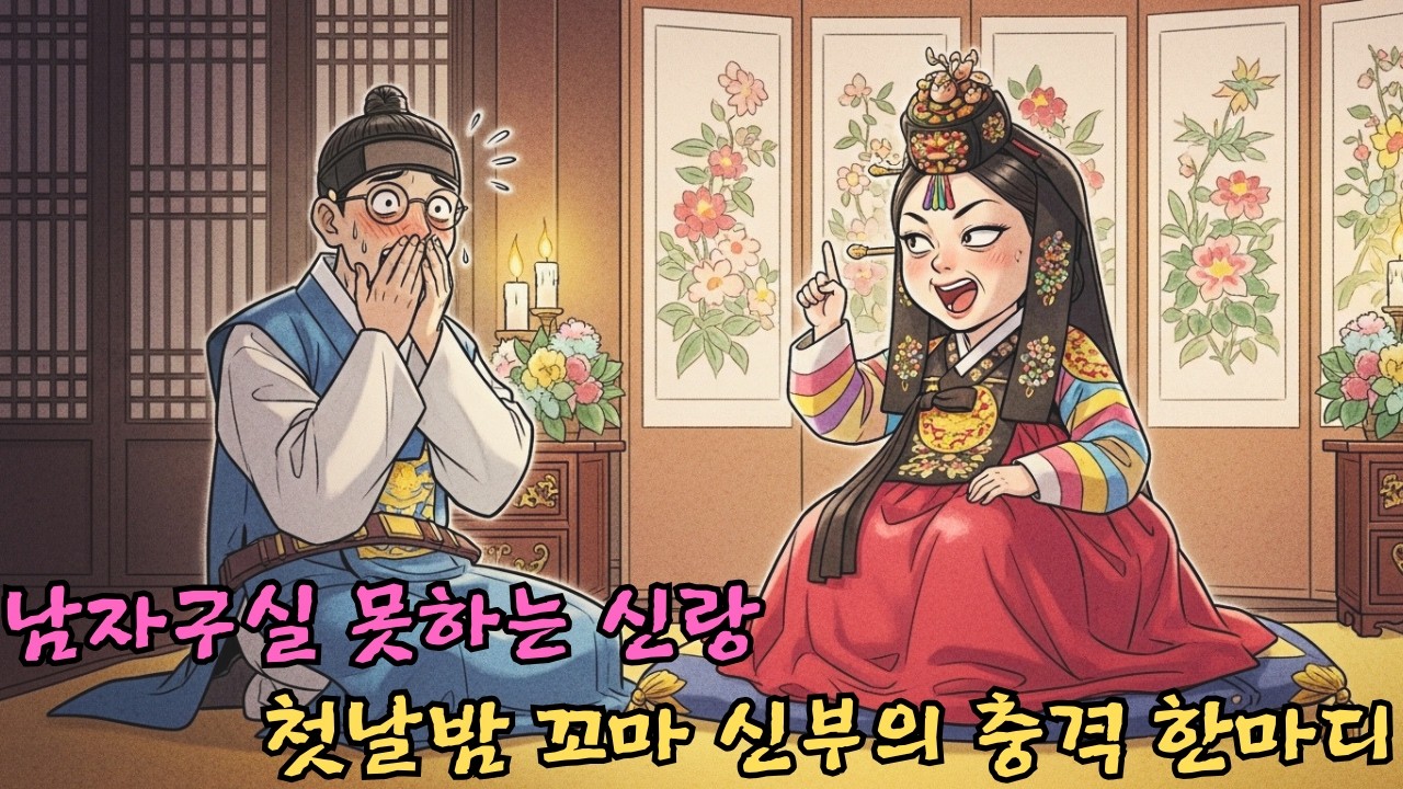 남자구실 못하는 신랑, 꼬마 신부가 첫날밤에 내뱉은 한마디 | 만담·야담·코미디