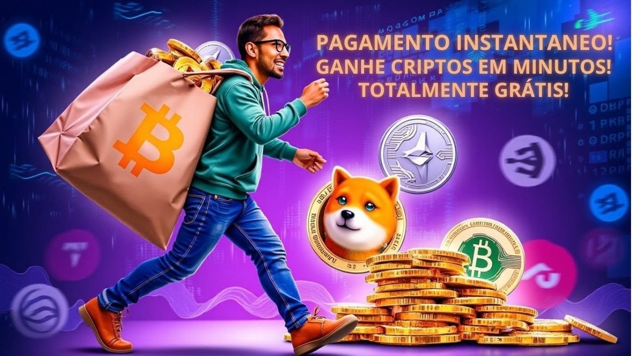 GANHE CRIPTOMOEDAS em MINUTOS! Faucet com SAQUE INSTANT&Acirc;NEO!