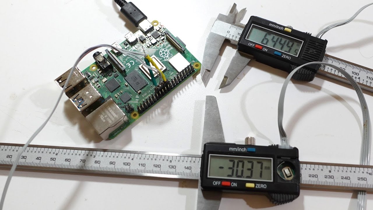 Digital calipers Raspberry Pi interface