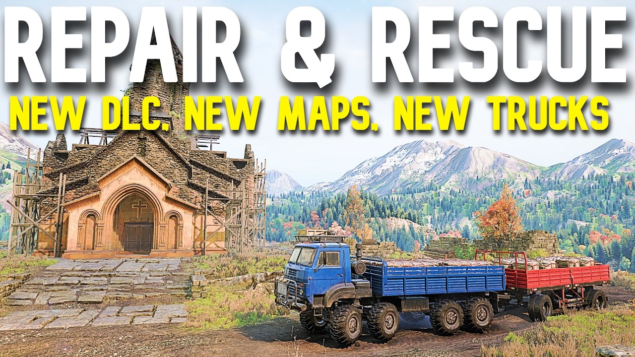 NEW DLC - Rebuilding After SERIOUS DISASTER.... Season 17 Has FINALLY ARRIVED for SnowRunner - DAY 4