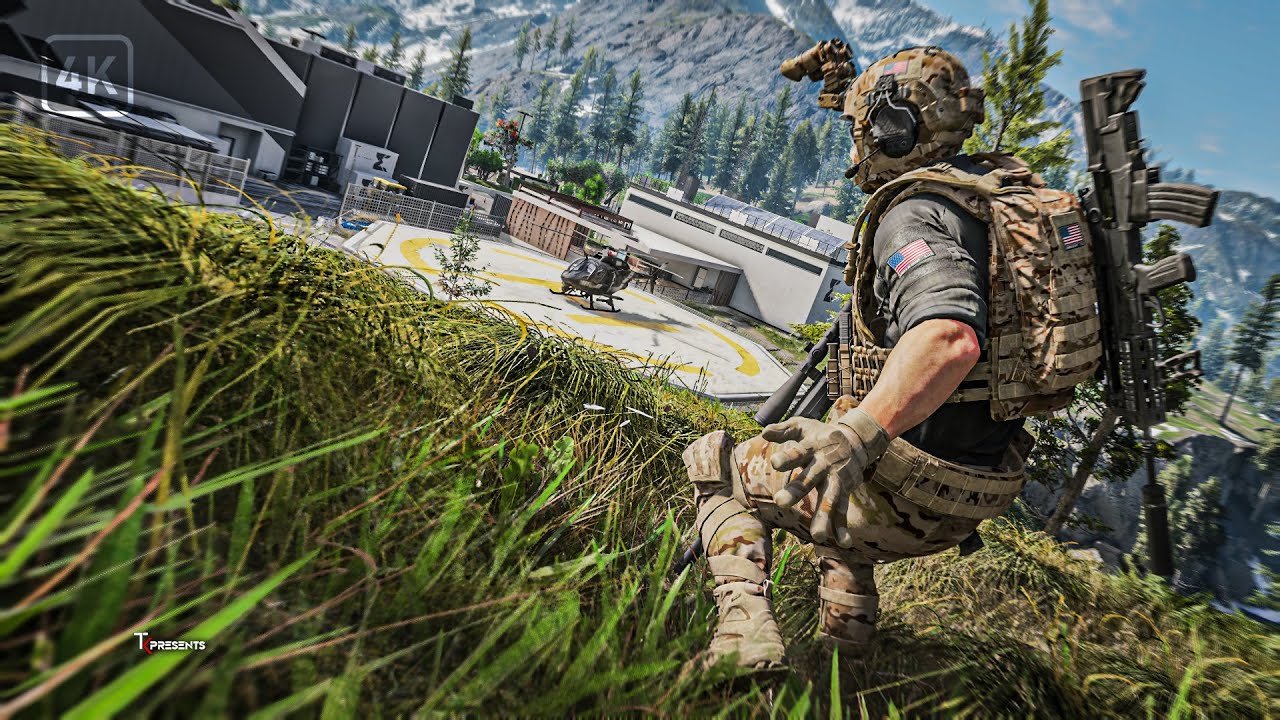 Ghost Recon Breakpoint - American Soldier - SPARTAN Mod - No HUD Immersion [4K UHD 60FPS]