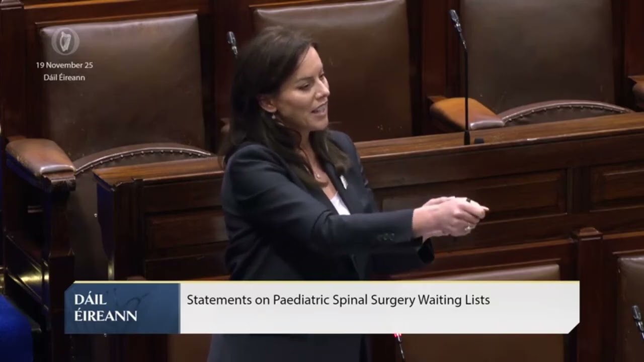 Paediatric Spinal Surgery Waiting Lists: Dáil Statements, Closing Speech [19.11.25]