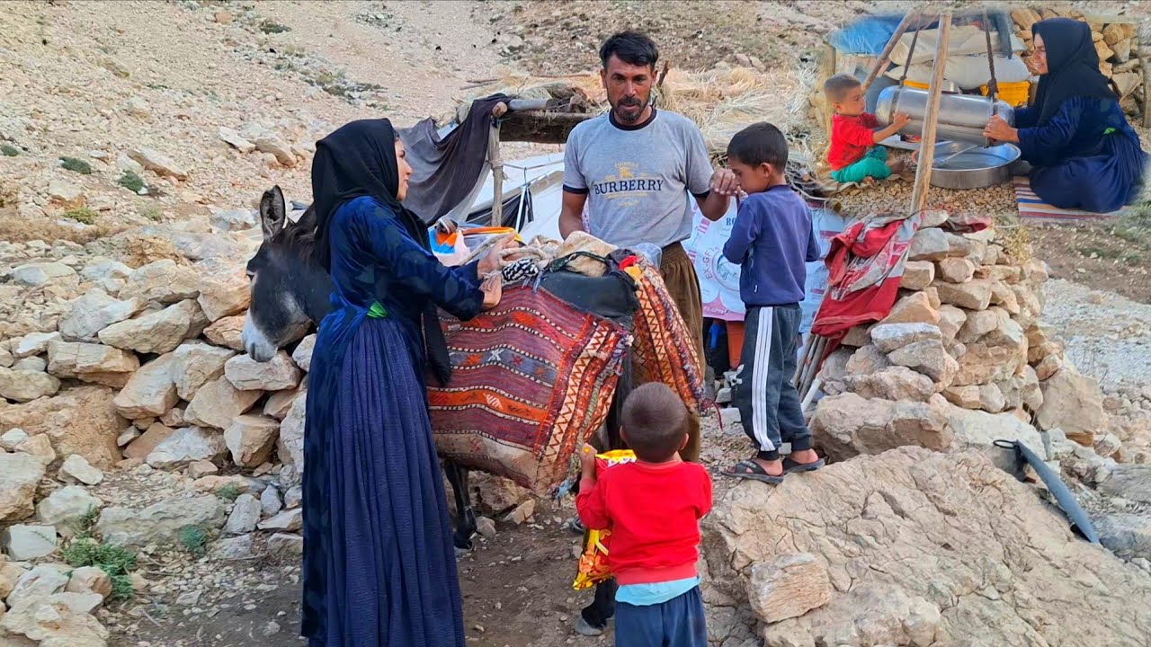 Nomadic life, how to make local doogh in the mountains, and a very pleasant sleep in the mountains