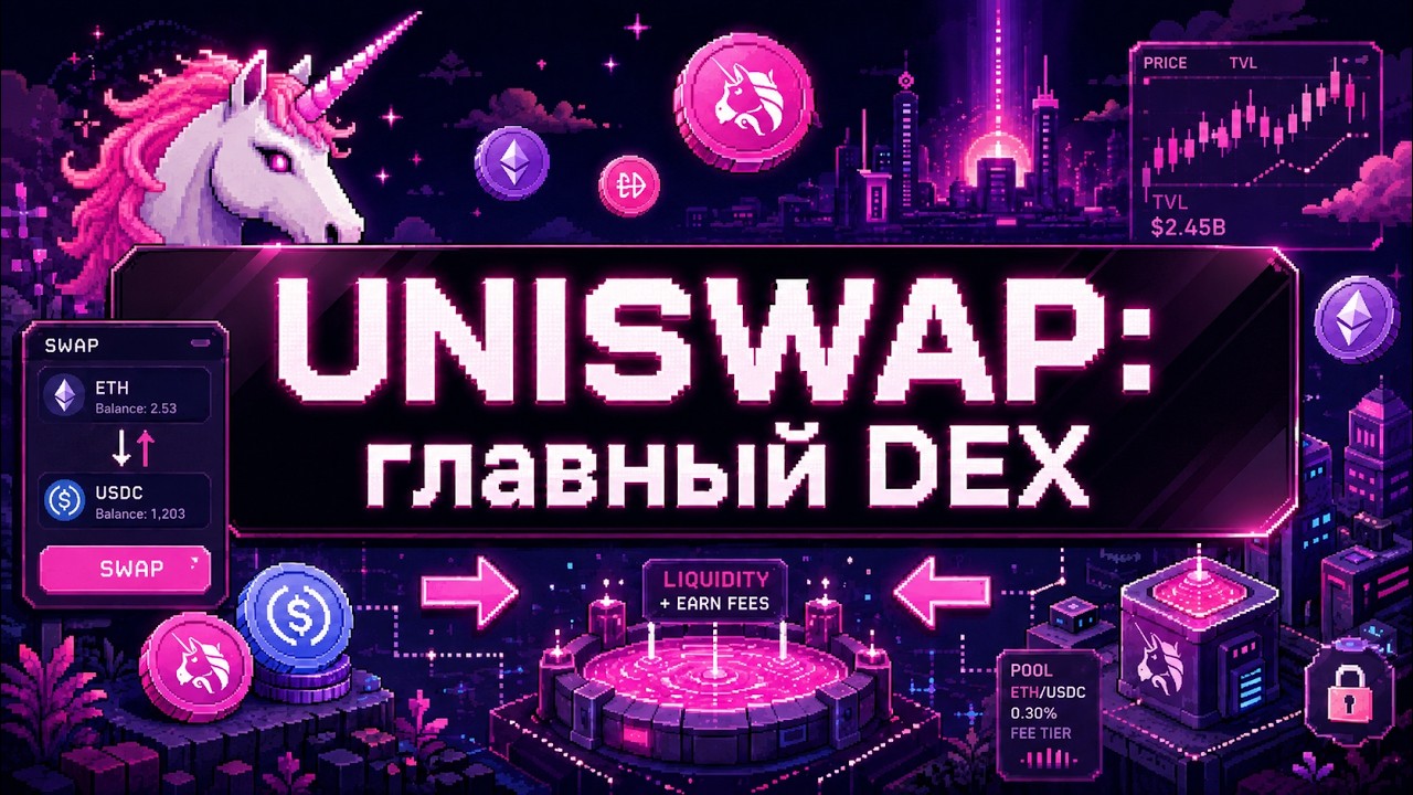 Uniswap и токен $UNI: крупнейшая DEX (vs Curve, SushiSwap, PancakeSwap) обзор | review